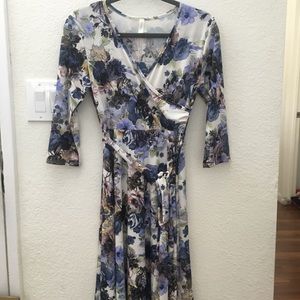 Pink blush maternity dress